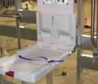 Horizontal Baby Changing station with Flush-Mount backing